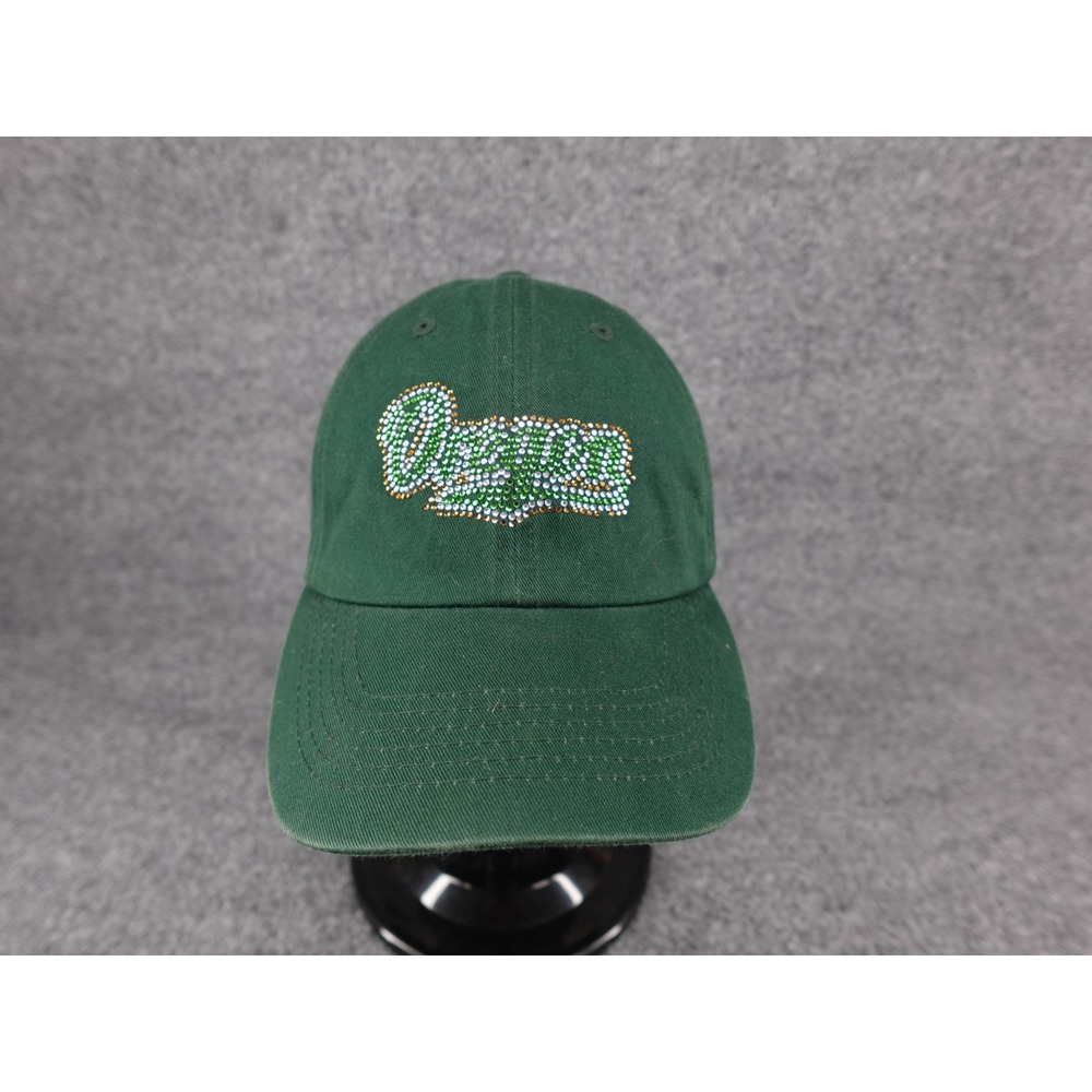 Top of the World Oregon Ducks Women OSFA Green Good Rhinestone Script Hat